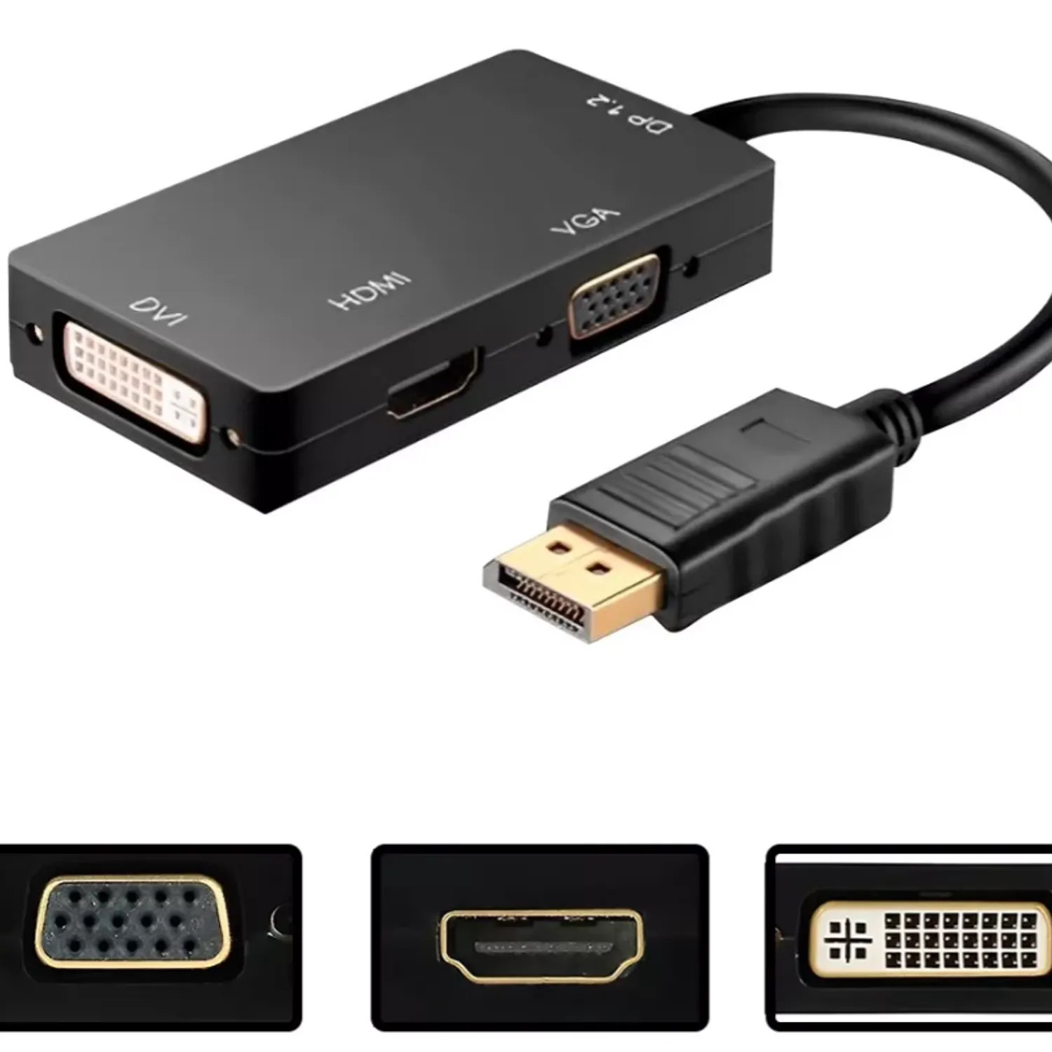 ADAPTADOR DISPLAY PORT A VGA/HDMI/ DVI