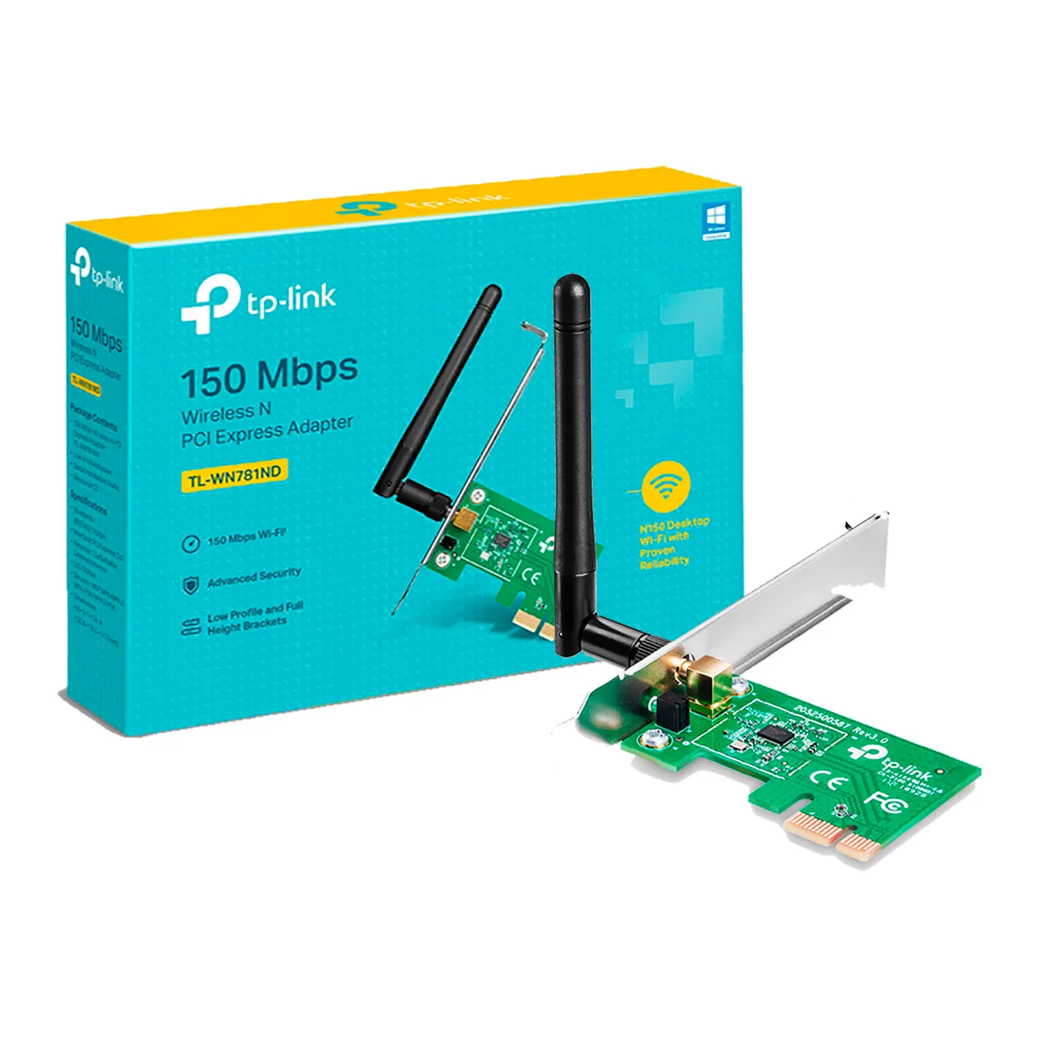 TARJETA PCI EXPRES TL-WN 781ND 150 MBPS