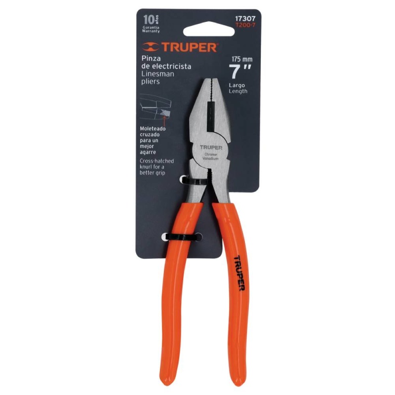 PINZA ELECTRICISTA DE 7" TRUPER
