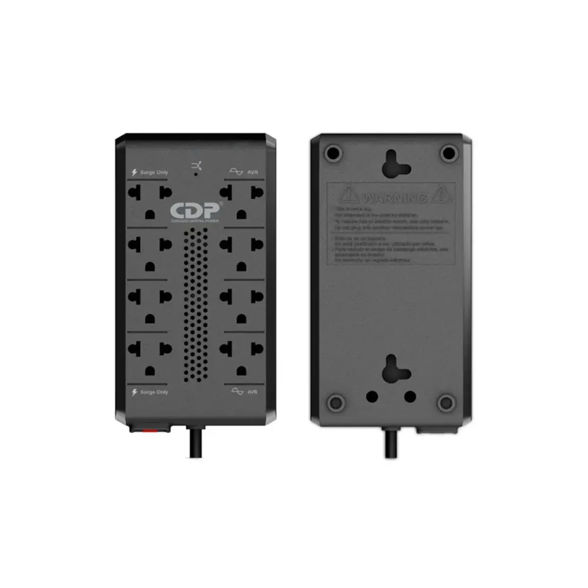 ESTABILIZADOR CDP RAVR1008I 900AV/450 WAST 8 SALIDAS