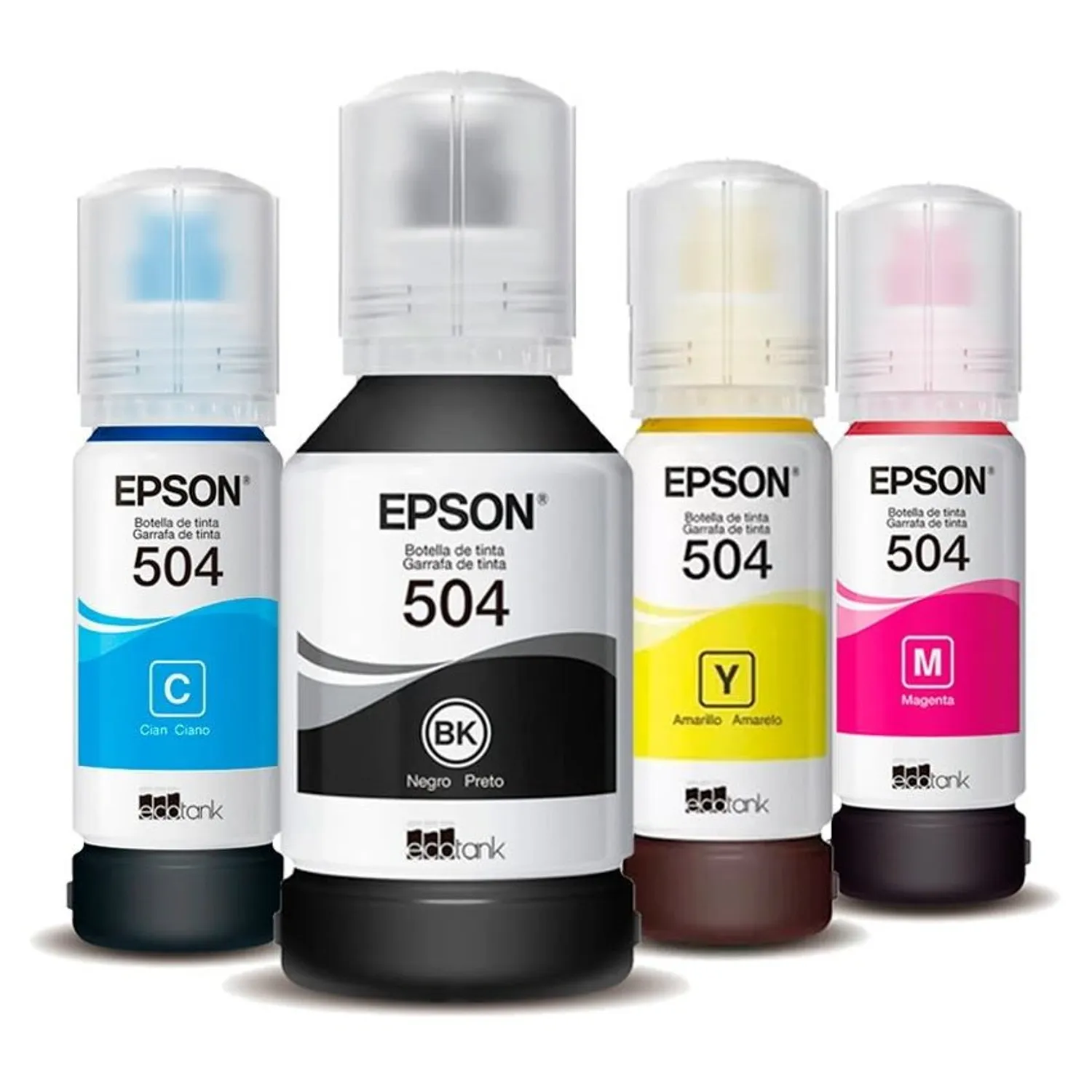 TINTA EPSON L504/NEGRO/CIAN/MAGENTA /AMARILLO