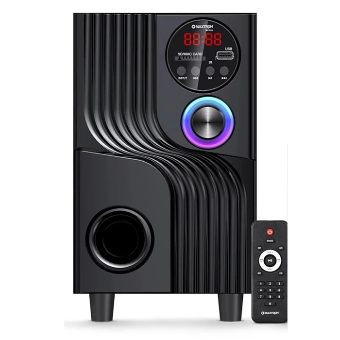 PARLANTE MOD SIRIUS MAX S201/ BLUETOOH/ CONTROL REMOTO/ RADIO/ USB RGB MAXTRON