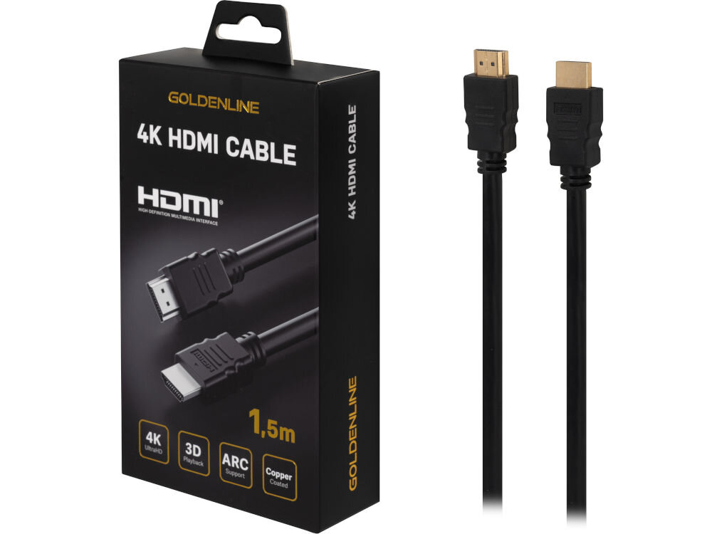 CABLE HDMI 4K 1.5 MT EN CAJA